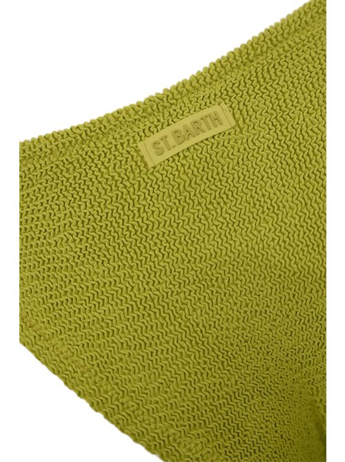 Costume da bagno slip Elise in crinkle verde Mc2 Saint Barth | ELISE W05765H CRINKLE 54